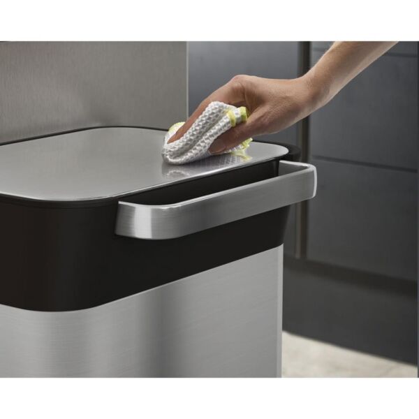 Joseph Joseph 30037 Titan 20 Litre Kompaktörlü Paslanmaz Çelik Çöp Kovası