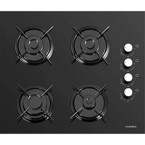 Luxell Safir Plus 8+1 Program Turbo Ankastre Siyah Cam Set