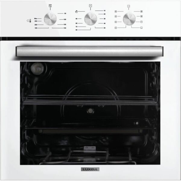 Luxell Safir Plus 8+1 Program Turbo Ankastre Beyaz Cam Set