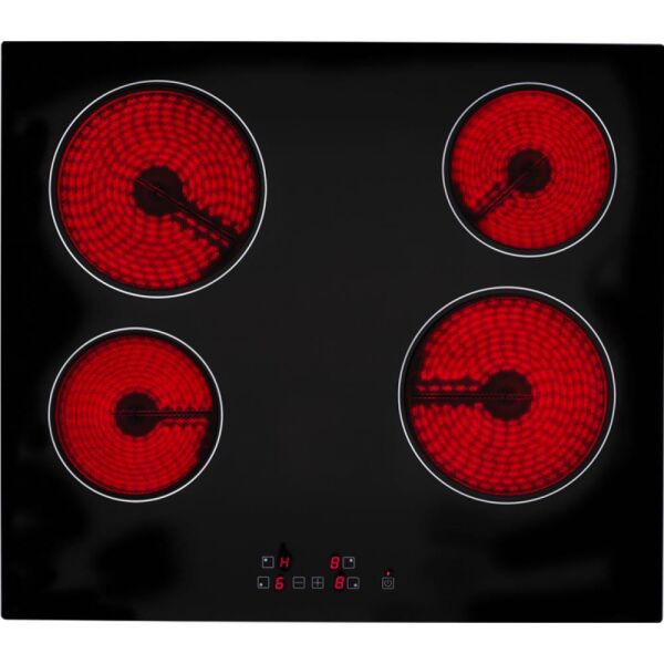 Eminçelik AH VC04 BG60 Vitro Seramik Elektrikli Siyah Cam Ankastre Ocak