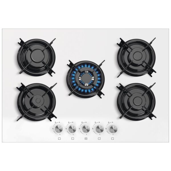 Luxell LX-50 OAHDF Wok Gözlü 75 Cm. Ankastre Ocak - Beyaz
