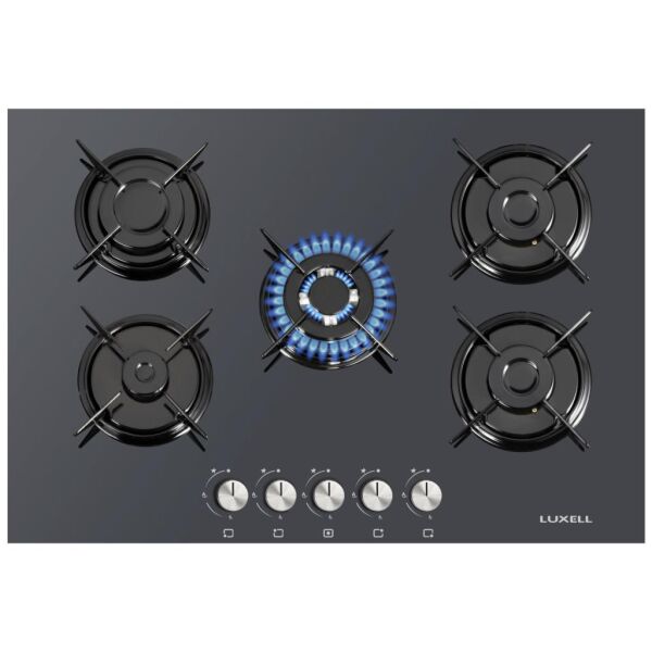 Luxell LX-50 OAHDF Wok Gözlü 75 Cm. Ankastre Ocak - Antrasit