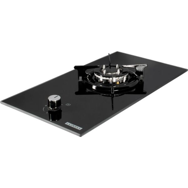 Luxell C3-10WF Wok Gözlü Domino Cam Ankastre Ocak - Siyah