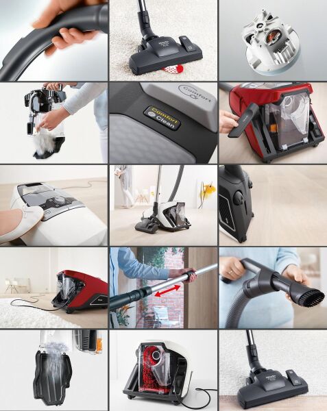 Miele Blizzard CX1 Excellence EcoLine SKCP3 550W Toz Torbasız Süpürge
