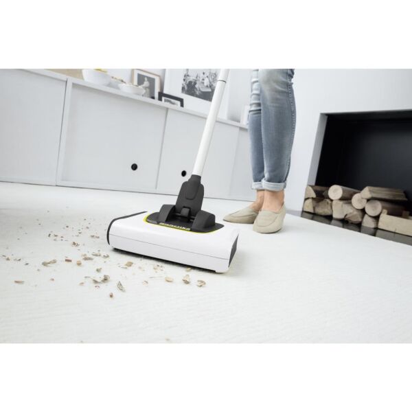 Karcher KB 5 Gırgır Tipi Şarjlı Dikey Süpürge (Beyaz)