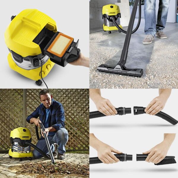 Karcher WD 4 Premium 1000W Islak & Kuru Çok Amaçlı Vakum Makinesi