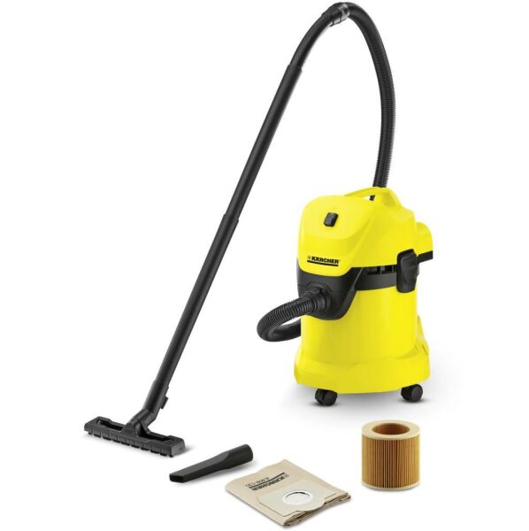 Karcher WD 3 Islak & Kuru 1000W 17 Litre Çok Amaçlı Elektirikli Süpürge