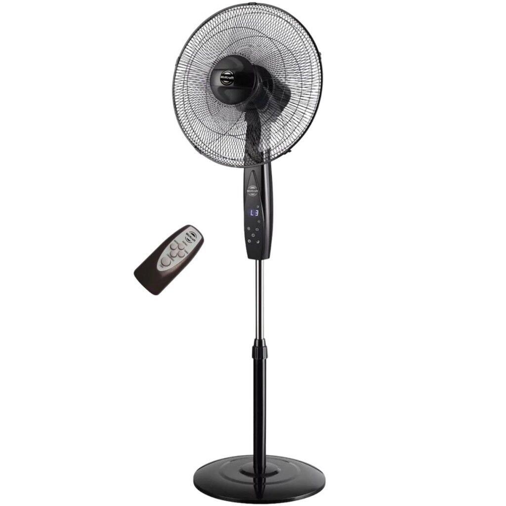 MirKraft FS-K40BR 16'' DC Motor 5 Kanatlı Uzaktan Kumandalı Ayaklı Vantilatör