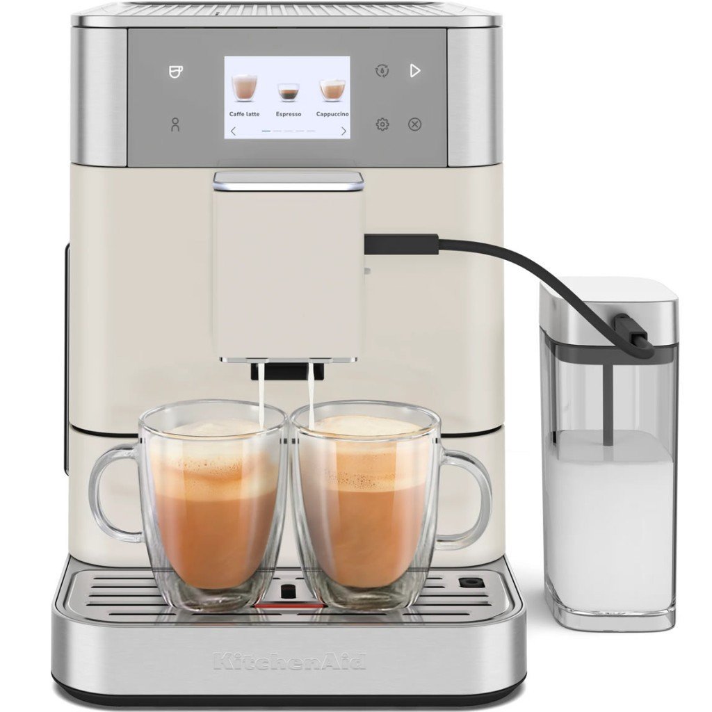KitchenAid KF7 5KES8557EPL Tam Otomatik Espresso Makinesi – Porcelain White
