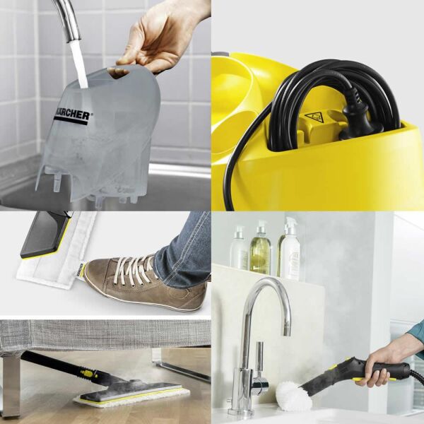 Karcher SC 4 EasyFix IRON 3.5 Bar Buharlı Temizlik Mak. - Ütü Aksesuarlı