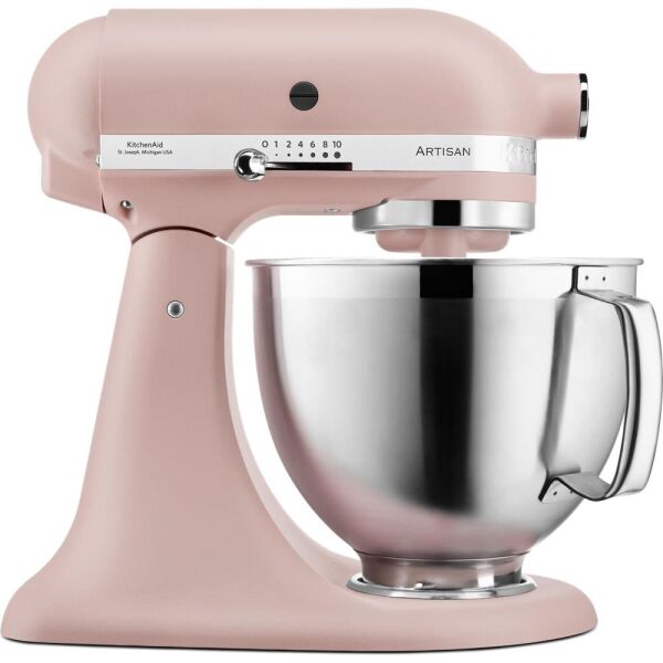 KitchenAid Artisan 5KSM185PSEFT Feather Pink 4.8 Litre Stand Mikser