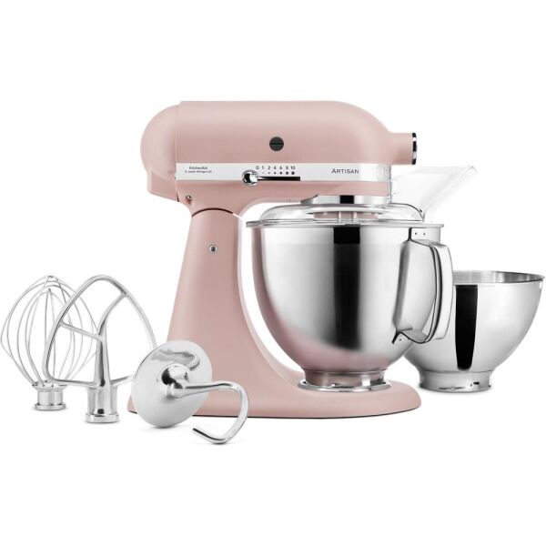 KitchenAid Artisan 5KSM185PSEFT Feather Pink 4.8 Litre Stand Mikser