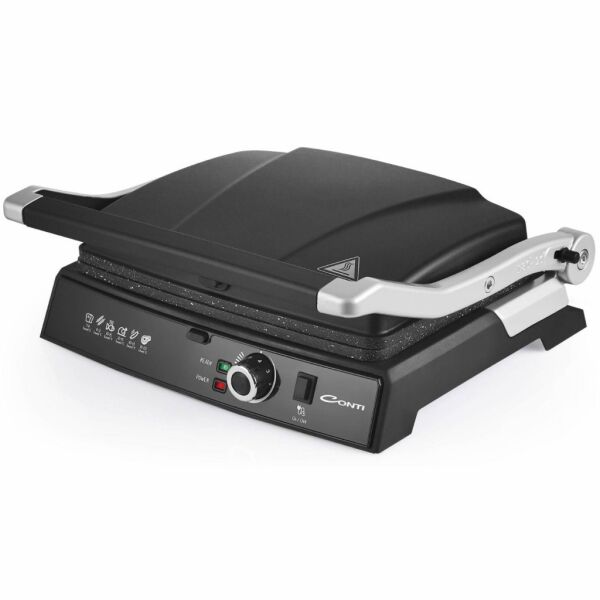 Conti CG-320 Bestost 2000W 6 Dilim Tost & Izgara Makinesi - Siyah