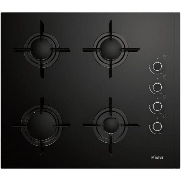 Altus 6 Fonksiyon Turbo Cam Ankastre Set - Siyah