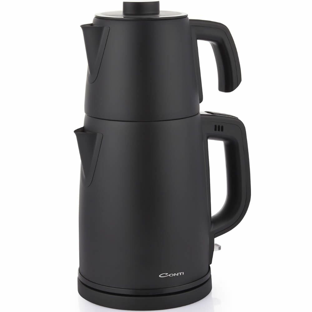 Conti CTM-125 Tealine Paslanmaz Çelik Çay Makinesi - Siyah