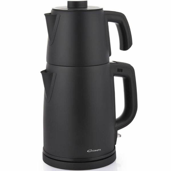 Conti CTM-125 Tealine Paslanmaz Çelik Çay Makinesi - Siyah