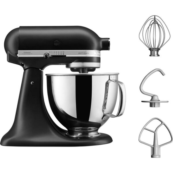 KitchenAid Artisan 5KSM125EBM Black Matte 4.8 L Stand Mikser