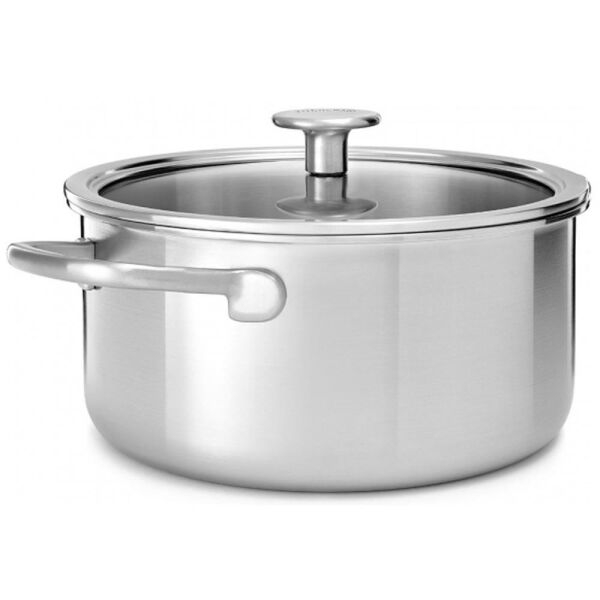 KitchenAid Artisan CC003260-001 3-Kat Paslanmaz Çelik Tencere - 24 Cm.