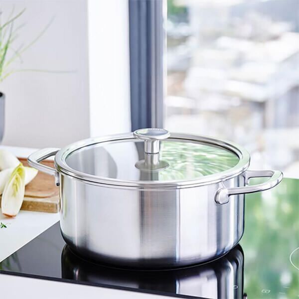 KitchenAid Artisan CC003260-001 3-Kat Paslanmaz Çelik Tencere - 24 Cm.