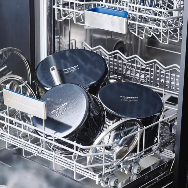 KitchenAid Artisan CC003265-001 Çelik Tencere Onyx Black - 20 Cm.