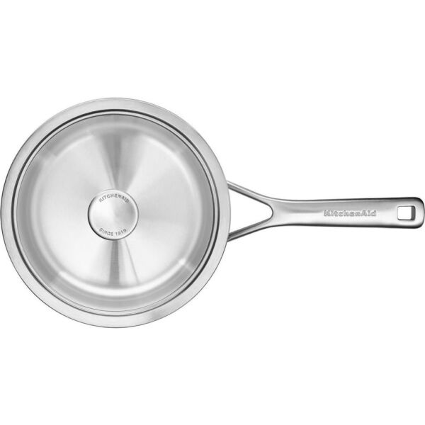KitchenAid Artisan CC003257-001 3-Kat Paslanmaz Çelik Sos Tenceresi - 18 Cm.