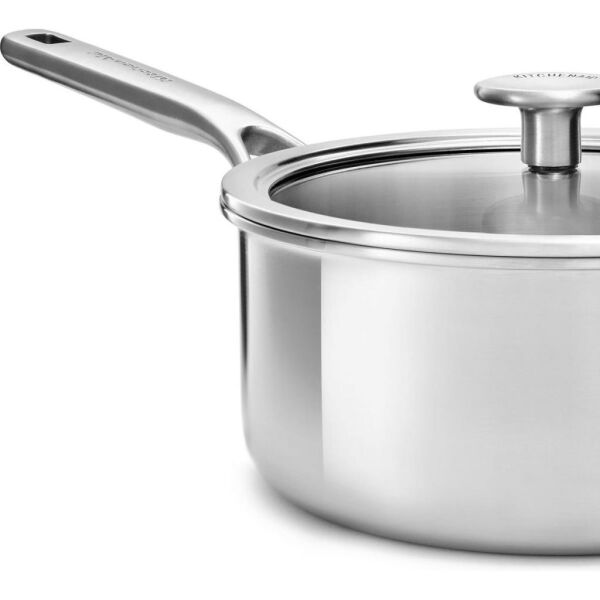 KitchenAid Artisan CC003257-001 3-Kat Paslanmaz Çelik Sos Tenceresi - 18 Cm.