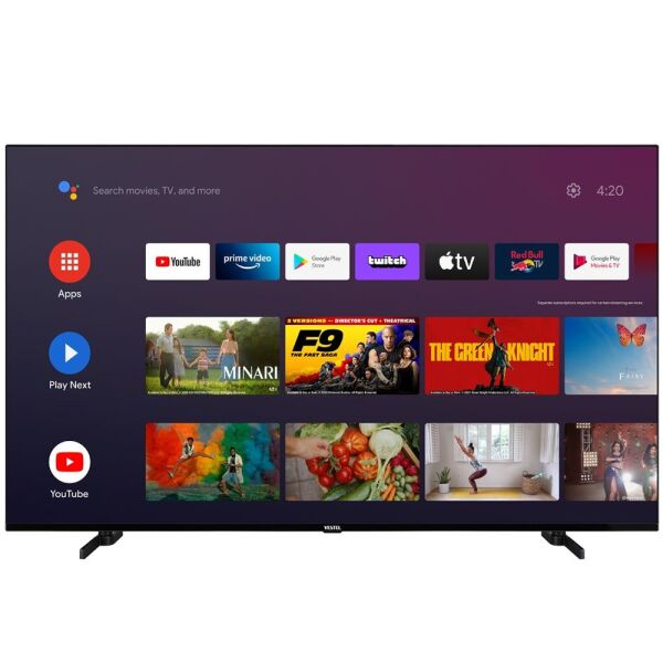 Vestel 58UA9631 58'' 146 Ekran 4K Android Smart Wifi Uydu Led TV