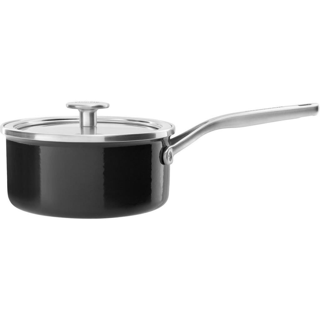 KitchenAid Artisan CC003285-001 Çelik Sos Tenceresi Onyx Black - 16 Cm | 1,3 L