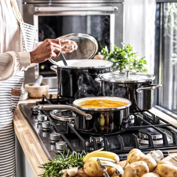 KitchenAid Artisan CC003285-001 Çelik Sos Tenceresi Onyx Black - 16 Cm | 1,3 L