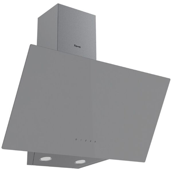 Ferre FlowArt QBL63CPR - SS208 - D079 7 Prog. Dijital Turbo Ankastre Set - Gri