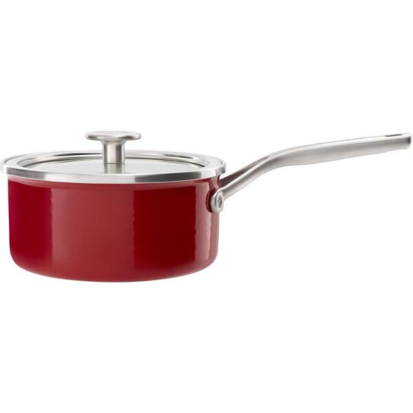 KitchenAid Artisan CC003287-001 Çelik Sos Tenceresi Empire Red - 16 Cm | 1,3 L