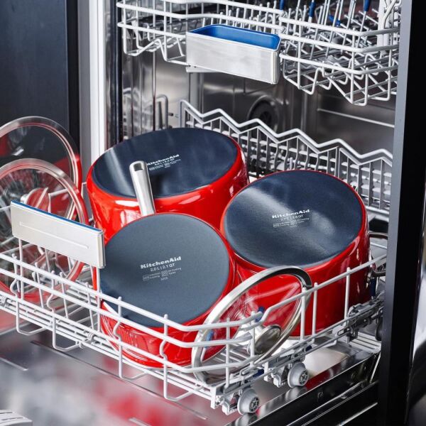 KitchenAid Artisan CC003287-001 Çelik Sos Tenceresi Empire Red - 16 Cm | 1,3 L