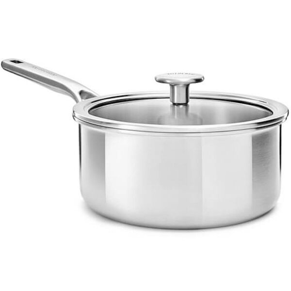 KitchenAid Artisan CC003251-001 3-Kat Paslanmaz Çelik Kapaklı Pişirme Tavası - 24 Cm.