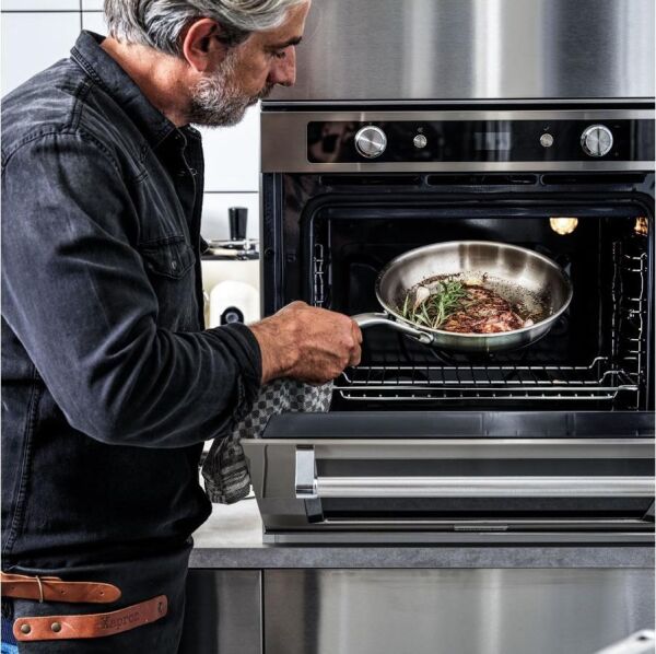 KitchenAid Artisan CC003244-001 3-Kat Paslanmaz Çelik Kızartma Tavası - 24 Cm.
