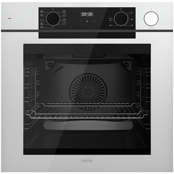 Ferre FryArt Artline Steam QEP64CB - SC406-WFA - D064-SA 9 Prog. Dijital Turbo Ank. Set - Beyaz