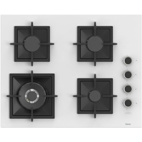 Ferre FryArt Artline Steam QEP64CB - SC406-WFA - D078-SA 9 Prog. Dijital Turbo Ank. Set - Beyaz