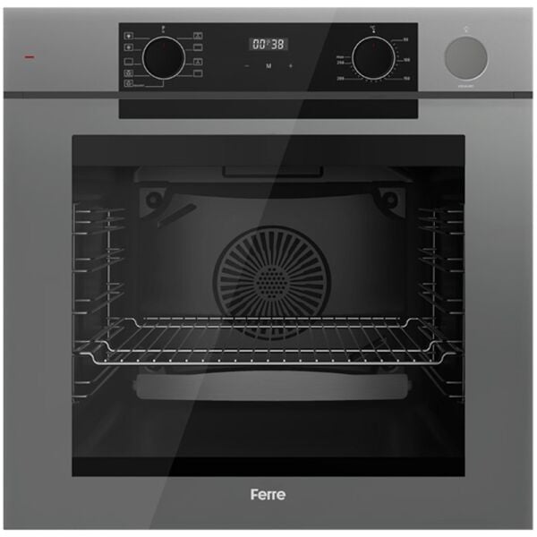 Ferre FryArt Artline Steam QEP64CPR - SC408-WFA - D065-SA 9 Prog. Dijital Turbo Ank. Set - Gri