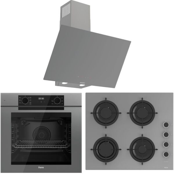 Ferre FryArt Artline QEP63CPR - CS208-FA - D079-SA 7 Prog. Dijital Turbo Ank. Set - Gri