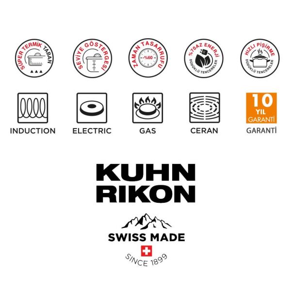 Kuhn Rikon 3016 Duromatic® 4.0 L (Ø 24 cm) Düdüklü Tencere