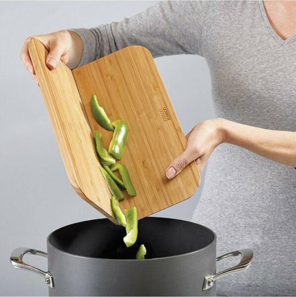 Joseph Joseph 60112 Chop2Pot Bambu Büyük Katlanır Kesme Tahtası