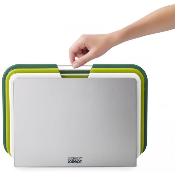 Joseph Joseph 60163 Nest 3'lü Küçük Kesme Tahtası Seti - Yeşil