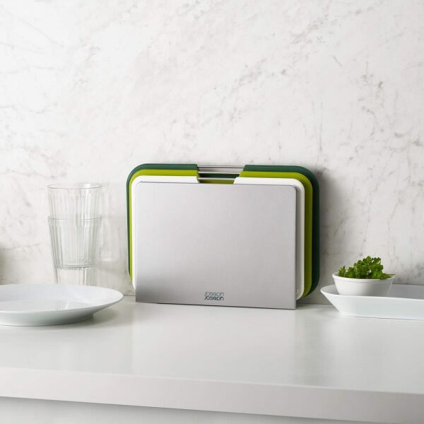 Joseph Joseph 60163 Nest 3'lü Küçük Kesme Tahtası Seti - Yeşil