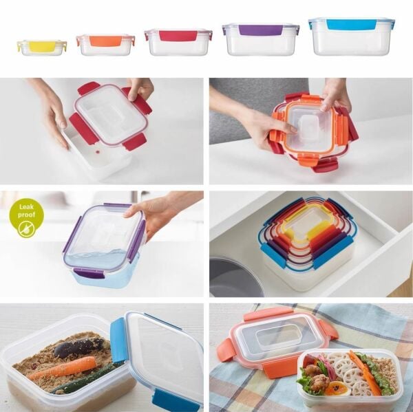 Joseph Joseph 81081 Nest Lock 5 Parça Saklama Kabı Seti - Çok Renkli