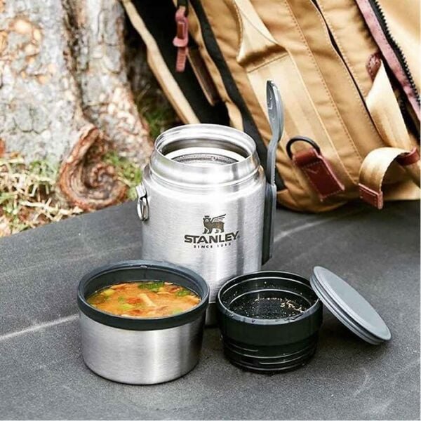 Stanley 10-01287-032 Adventure Kaşıklı 0,53 Litre Çelik Yemek Termosu - Çelik