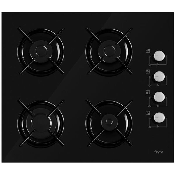 Ferre Elbruz 7 Program Dijital Dokunmatik Turbo Siyah Ankastre Set