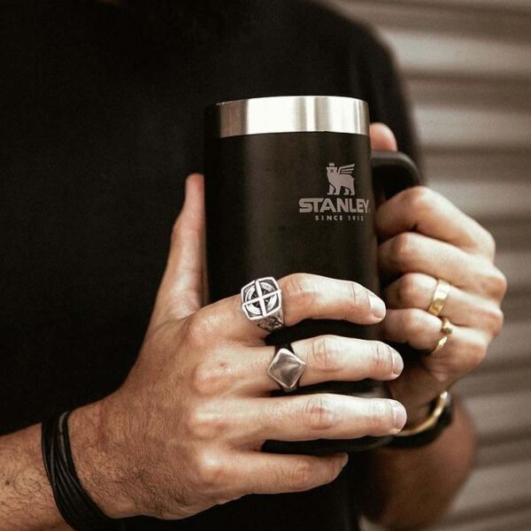 Stanley 10-02874-034 Adventure 0,70 Litre Vakumlu Termos Bardak - Siyah