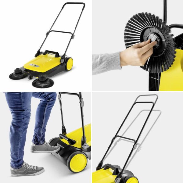 Karcher S 4 Twin 20 Litre Mekanik Dış Alan Süpürücü