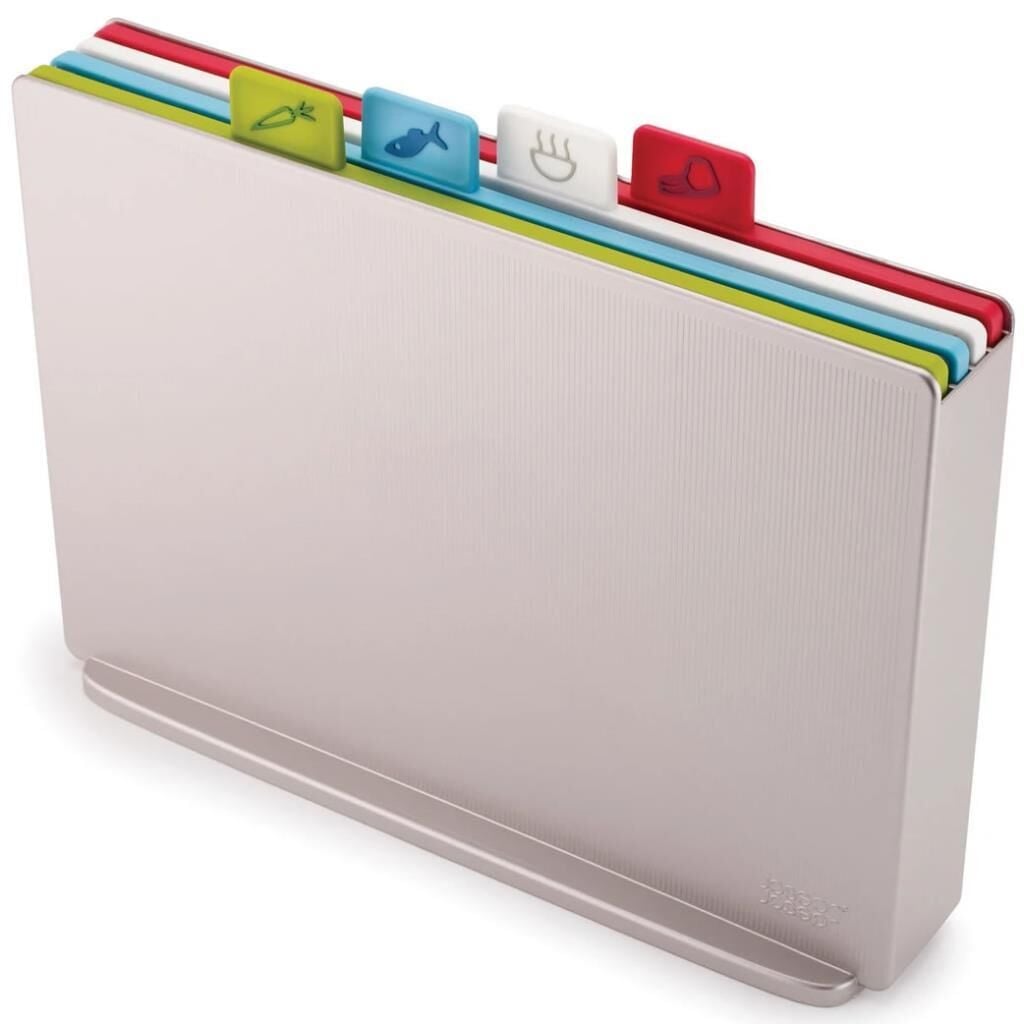 Joseph Joseph 60134 Index Büyük Kesme Tahtası Seti - Gümüş