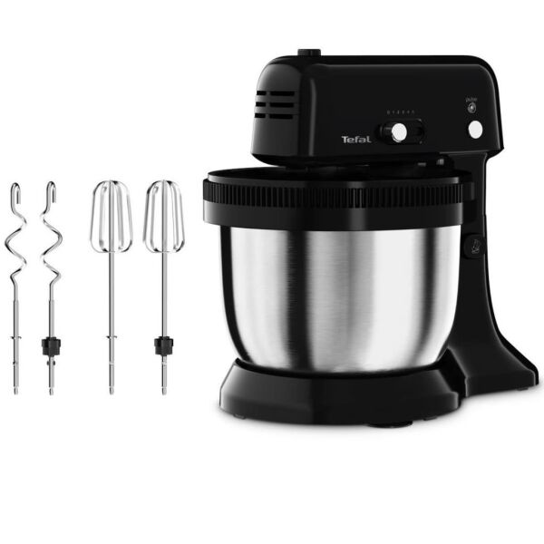 Tefal QB110838 Orbita 4 Litre 300W Standlı Mikser - İnox