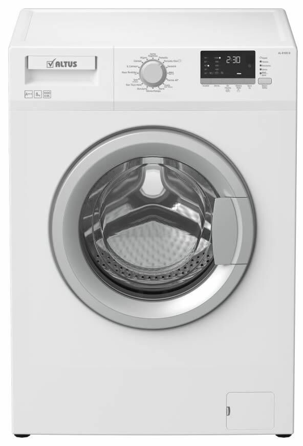 Altus AL-8100 D A+++ 8 Kg 1000 Devir Beyaz Çamaşır Makinesi